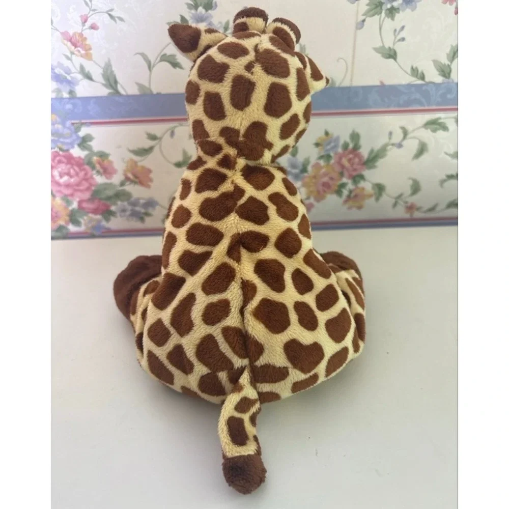 Ty Pluffies Giggler Giraffe Plush Stuffed Animal Brown Tan 2010 TyLux 10 inch